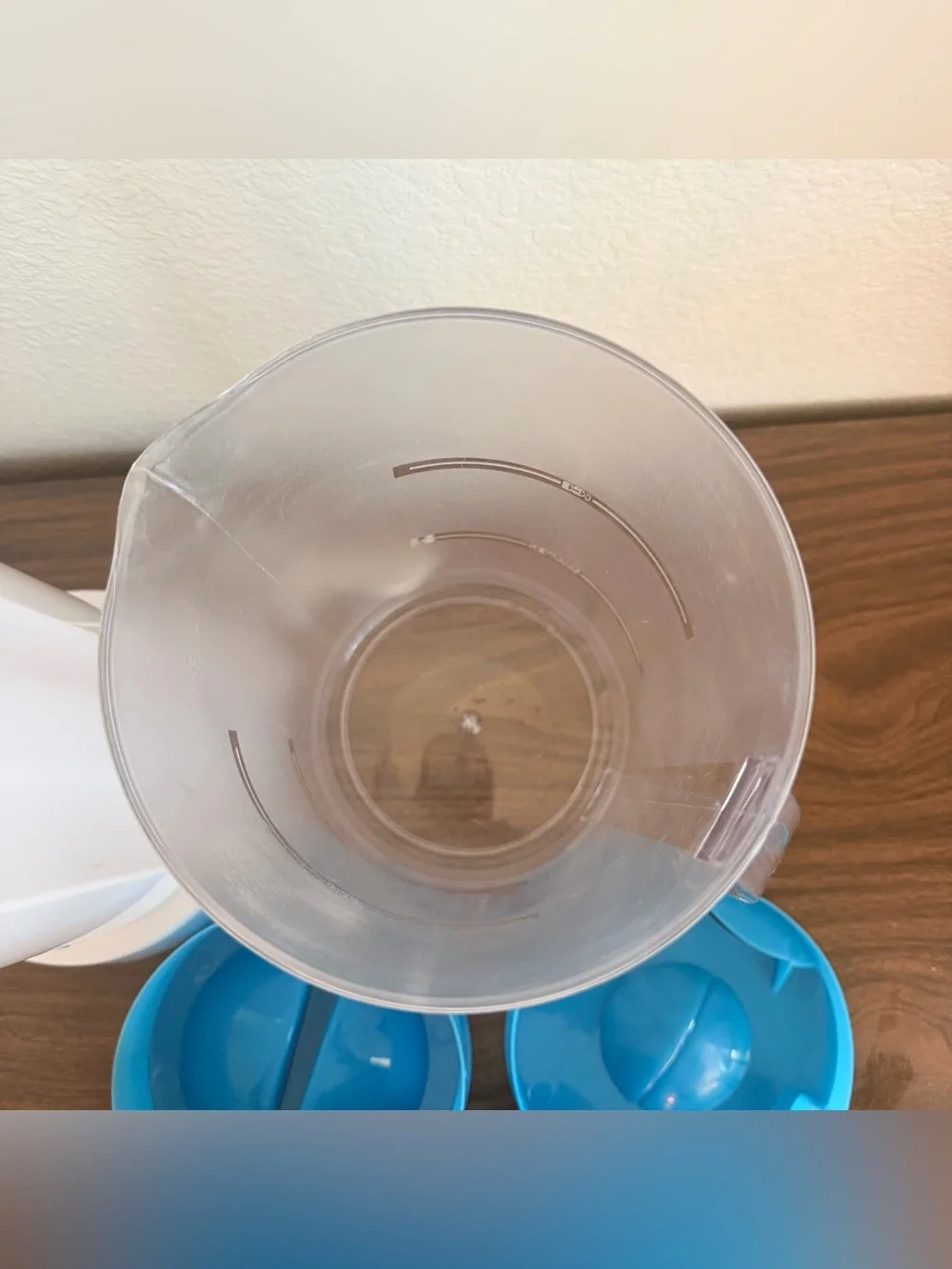 Mr.Coffee Iced Tea Maker 2 Quart Pitcher TM1 Blue Pitcher Lid & Basket Lid Works